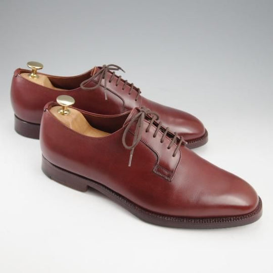 極上★チャーチ 65F/UK6.5【貴重★旧チャーチ最上級/Masterclass/マスタークラス】35ラスト/IBSEN/プレーントゥ/赤茶/Church's★k781