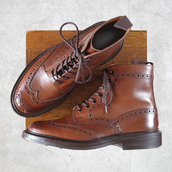 極上★トリッカーズ SIZE 6【定価￥132,000-★ダイナイトソール仕様/STOW】ストウ/5634/カントリーブーツ/茶/Tricker's★k782
