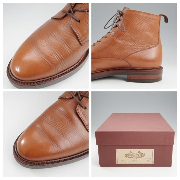 KOKON 414 チェスナットコードバンブーツ 6 ツリー付