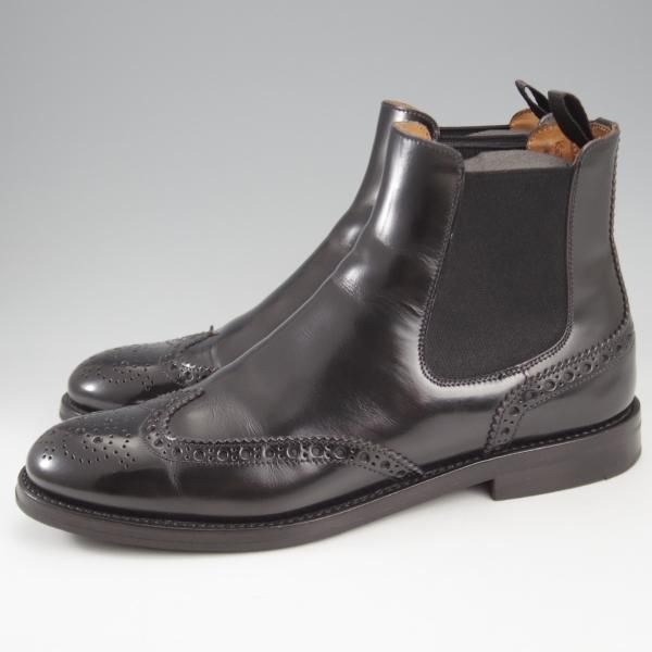 ★チャーチ(レディース) SIZE 38【定価￥176,000★KETSBY WG/サイドゴアブーツ】ポリッシュドバインダーカーフ/黒/Church's★k785