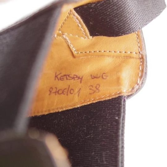 ★チャーチ(レディース) SIZE 38【定価￥176,000★KETSBY WG/サイドゴアブーツ】ポリッシュドバインダーカーフ/黒/Church's★k785