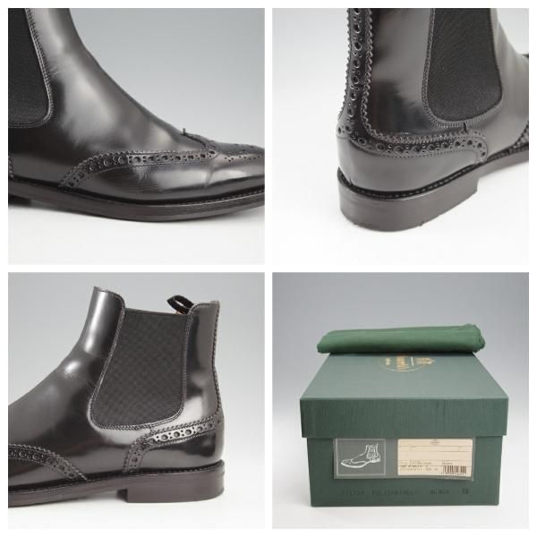★チャーチ(レディース) SIZE 38【定価￥176,000★KETSBY WG/サイドゴアブーツ】ポリッシュドバインダーカーフ/黒/Church's★k785