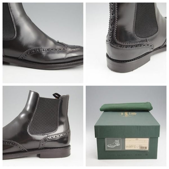 ★チャーチ(レディース) SIZE 38【定価￥176,000★KETSBY WG/サイドゴアブーツ】ポリッシュドバインダーカーフ/黒/Church's★k785