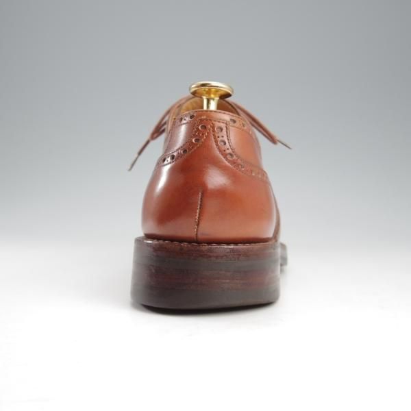 ★(スペイン製)カルミナ SIZE 6【ダイナイトソール仕様★トレーディングポスト別注/フルブローグ】755/カーフ/茶/メンズ/CARMINA★k788