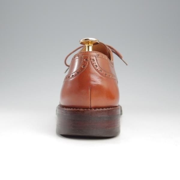 ★(スペイン製)カルミナ SIZE 6【ダイナイトソール仕様★トレーディングポスト別注/フルブローグ】755/カーフ/茶/メンズ/CARMINA★k788