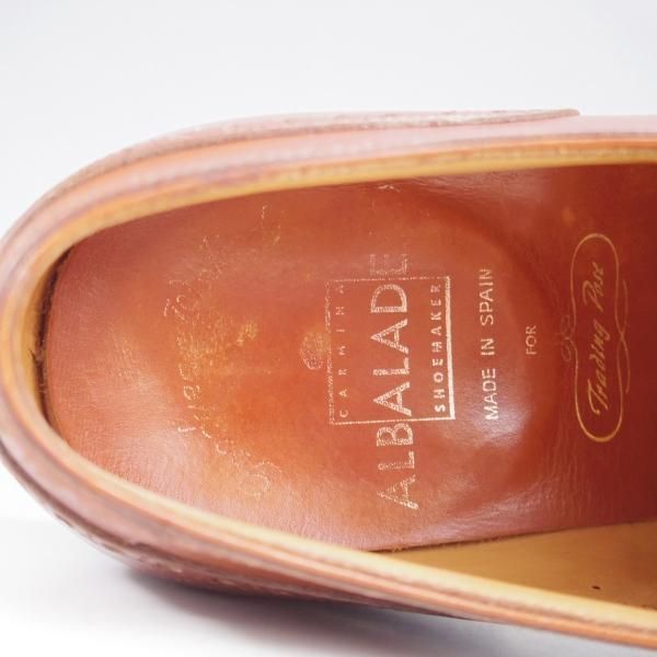 ★(スペイン製)カルミナ SIZE 6【ダイナイトソール仕様★トレーディングポスト別注/フルブローグ】755/カーフ/茶/メンズ/CARMINA★k788