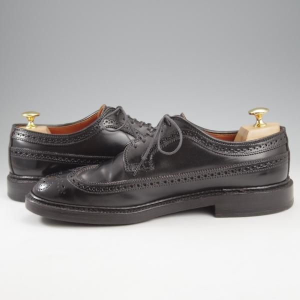 極上★オールデン 7E【現行定価18万円程度★コードバン仕様/バリーラスト/9751】ロングウイング/黒/メンズ/ALDEN★k789