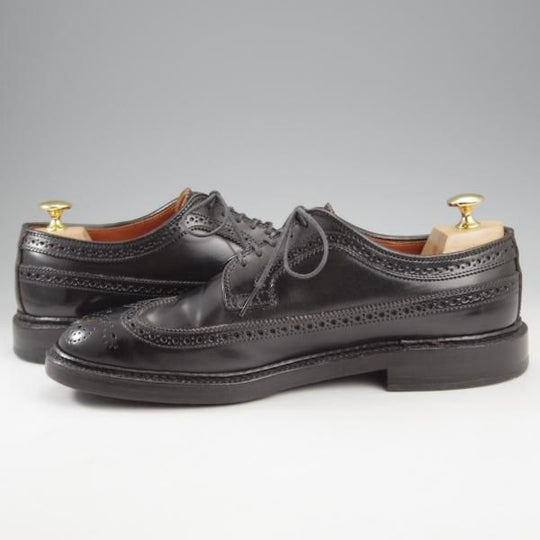 極上★オールデン 7E【現行定価18万円程度★コードバン仕様/バリーラスト/9751】ロングウイング/黒/メンズ/ALDEN★k789