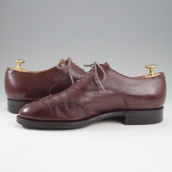 美品★(金沢)KOKON/ココン SIZE 6【合計オーダー価格￥91,300-★ショートウイング/419】KO-1ラスト/ショルダーレザー/濃茶/メンズ★k792