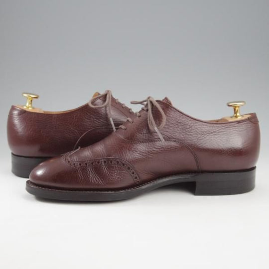 美品★(金沢)KOKON/ココン SIZE 6【合計オーダー価格￥91,300-★ショートウイング/419】KO-1ラスト/ショルダーレザー/濃茶/メンズ★k792