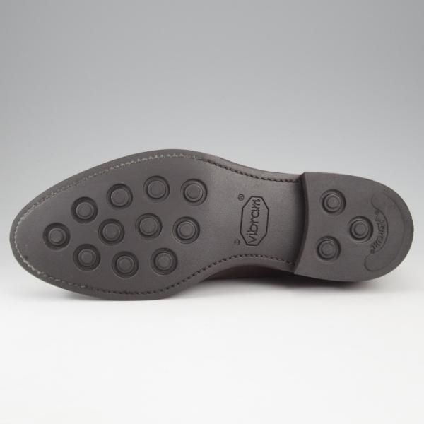 美品★(金沢)KOKON/ココン SIZE 6【合計オーダー価格￥91,300-★ショートウイング/419】KO-1ラスト/ショルダーレザー/濃茶/メンズ★k792