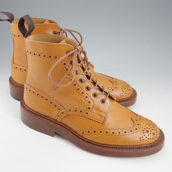 未使用★トリッカーズ SIZE 6【定価￥132,000-★STOW/エイコンアンティーク】5634/ストウ/カントリーブーツ/薄茶/メンズ/Tricker's★k794