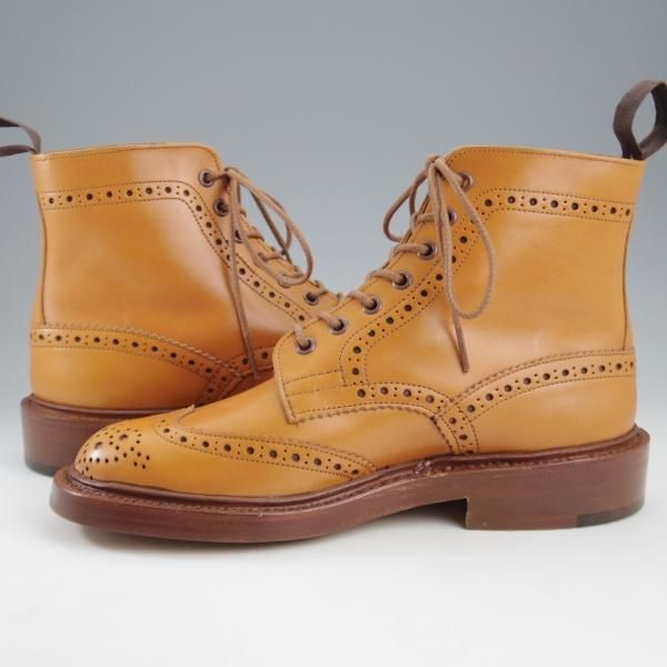 未使用★トリッカーズ SIZE 6【定価￥132,000-★STOW/エイコンアンティーク】5634/ストウ/カントリーブーツ/薄茶/メンズ/Tricker's★k794