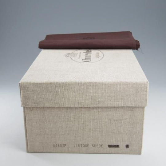 極上★チャーチ SIZE 8【貴重★ヴィンテージ加工/GRAFTON/グラフトン】フルブローグ/スエード/薄茶/メンズ/Church's★k795