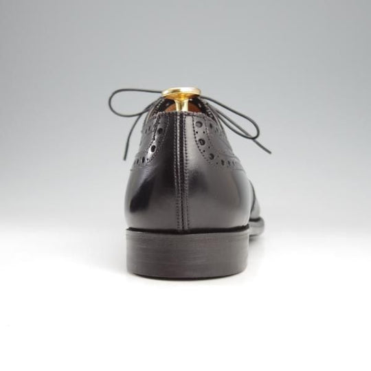 極美品★(英)グレンソン 7.5E【最上級★マスターピース/(英)New&Lingwood別注】ニュー&リングウッド/フルブローグ/黒/GRENSON★k796