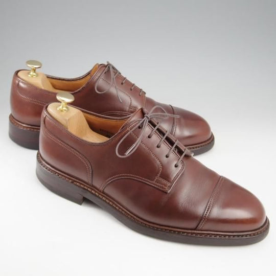 極上★クロケット&ジョーンズ 8.5E【ダイナイトソール仕様★SEDBERGH/ストレートチップ】325ラスト/WALNUT/メンズ/Crockett&Jones★k800