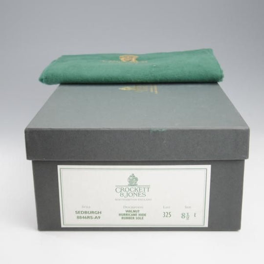 極上★クロケット&ジョーンズ 8.5E【ダイナイトソール仕様★SEDBERGH/ストレートチップ】325ラスト/WALNUT/メンズ/Crockett&Jones★k800