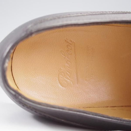 極美品★パラブーツ SIZE 10【定価￥96,800-★シャンボード/CHAMBORD】リスレザー/TEXソール/Uチップ/黒/メンズ/Paraboot★k802