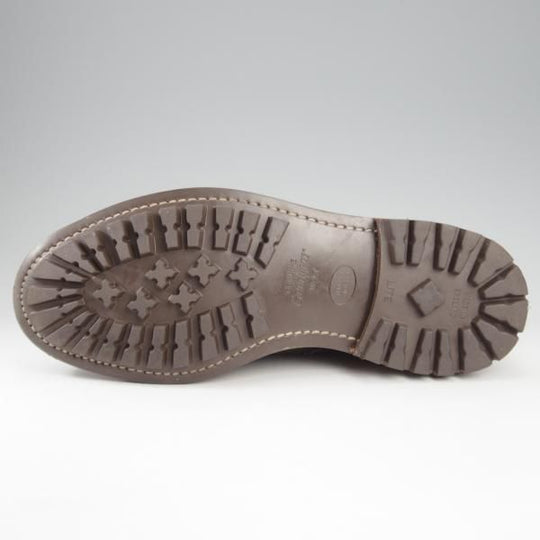 極美品★トリッカーズ SIZE 9【定価￥121,000-★BOURTON/バートン】M5633/カントリーシューズ/短靴/アニリンカーフ/緑/Tricker's★k803