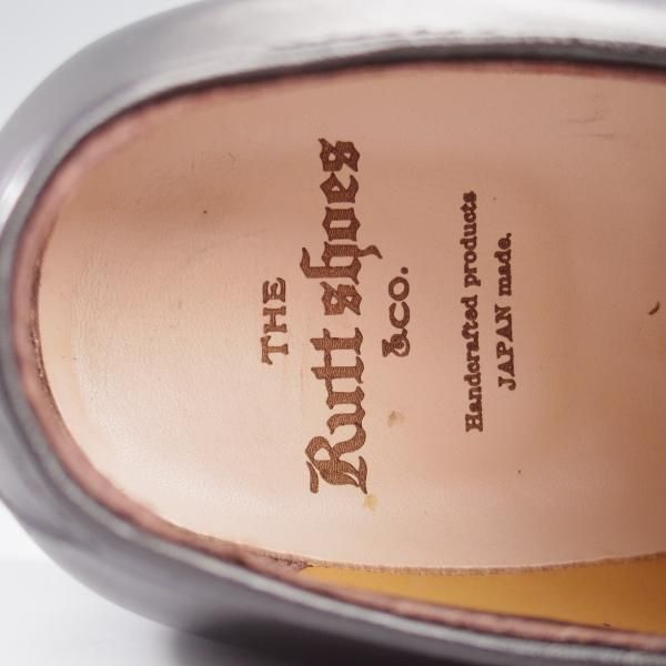 未使用★(浅草)The Ruttshoes &Co./ラッドシューズ 7.5D【合計定価￥73,700-★(独)ワインハイマー社のカーフ/純正ツリー付】RIDLEY★k804