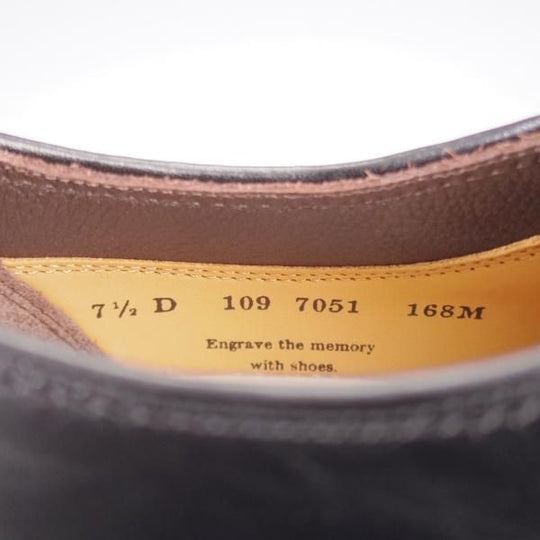 未使用★(浅草)The Ruttshoes &Co./ラッドシューズ 7.5D【合計定価￥73,700-★(独)ワインハイマー社のカーフ/純正ツリー付】RIDLEY★k804