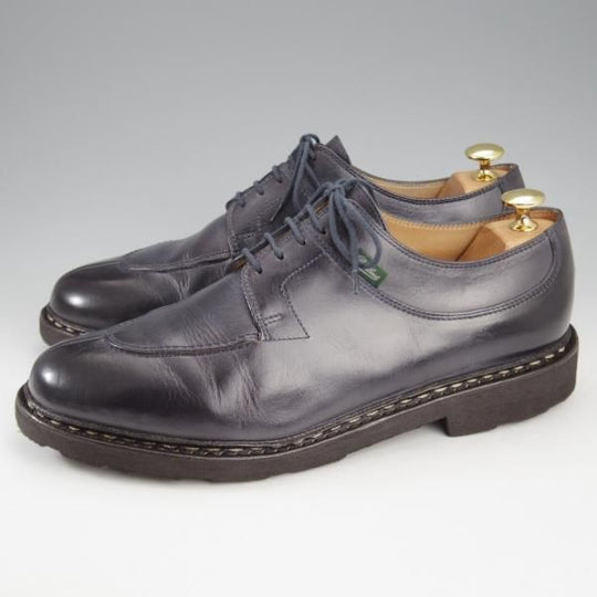 極美品★パラブーツ SIZE 8.5【定価￥94,600-★アヴィニョン/AVIGNON】グリフソール/リスレザー/Uチップ/NUIT/紺/Paraboot★k806