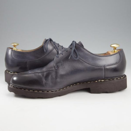 極美品★パラブーツ SIZE 8.5【定価￥94,600-★アヴィニョン/AVIGNON】グリフソール/リスレザー/Uチップ/NUIT/紺/Paraboot★k806