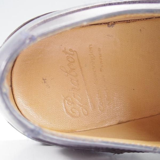 極美品★パラブーツ SIZE 8.5【定価￥94,600-★アヴィニョン/AVIGNON】グリフソール/リスレザー/Uチップ/NUIT/紺/Paraboot★k806