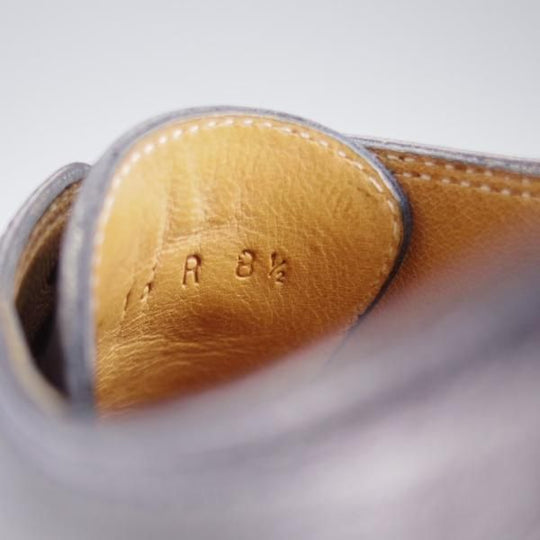 極美品★パラブーツ SIZE 8.5【定価￥94,600-★アヴィニョン/AVIGNON】グリフソール/リスレザー/Uチップ/NUIT/紺/Paraboot★k806