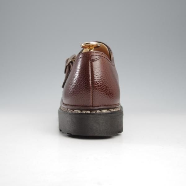極美品★パラブーツ SIZE 5.5【定価￥96,800-★ウィリアム/WILLIAM】マルシェソール/ダブルモンク/EBENE/濃茶/メンズ/Paraboot★k807