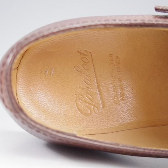 極美品★パラブーツ SIZE 5.5【定価￥96,800-★ウィリアム/WILLIAM】マルシェソール/ダブルモンク/EBENE/濃茶/メンズ/Paraboot★k807