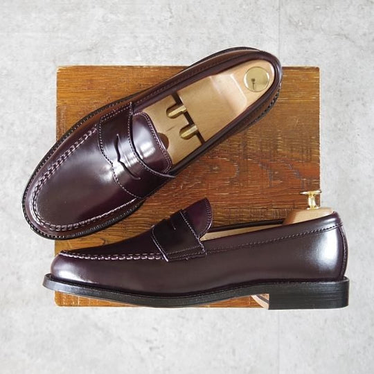 未使用★オールデン 8D【定価￥188,100-★コードバン仕様/99162】ヴァンラスト/コインローファー/赤茶/#8/バンラスト/メンズ/ALDEN★k809