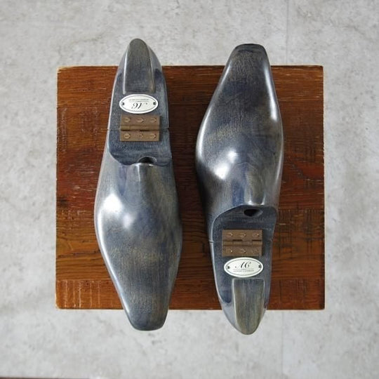 極上★(英)アンソニー・クレバリー SIZE 7.5【貴重★純正シューツリー/ヒンジ式】木製シューキーパー/メンズ/ANTHONY CLEVERLEY★k815