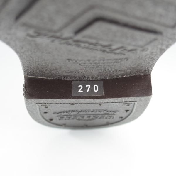 未使用★フットザコーチャー SIZE 27【定価￥49,500-★GERMAN HOLE-CUT/プレーントゥ】スエード/濃茶/メンズ/foot the coacher★k849