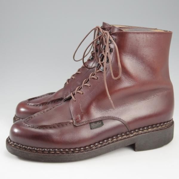 ★パラブーツ SIZE 6【定価￥104,500-★ブーツ仕様のシャンボード/BEAULIEU】リスレザー/カフェ/濃茶/メンズ/Paraboot★k853
