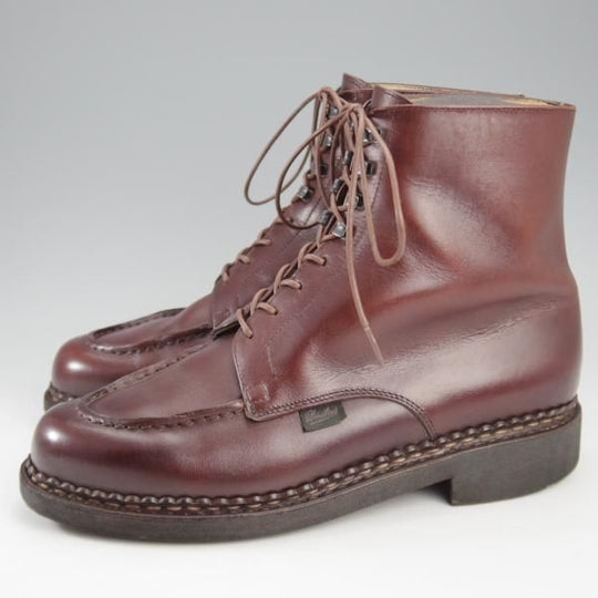 ★パラブーツ SIZE 6【定価￥104,500-★ブーツ仕様のシャンボード/BEAULIEU】リスレザー/カフェ/濃茶/メンズ/Paraboot★k853