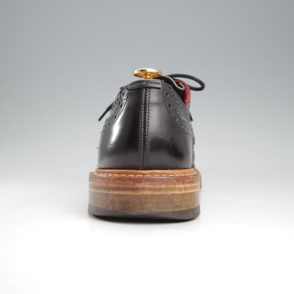 極上★トリッカーズ SIZE 8.5【定価￥121,000-★BOURTON/バートン】M5633/カントリーシューズ/ボックスカーフ/黒/短靴/Tricker's★k855
