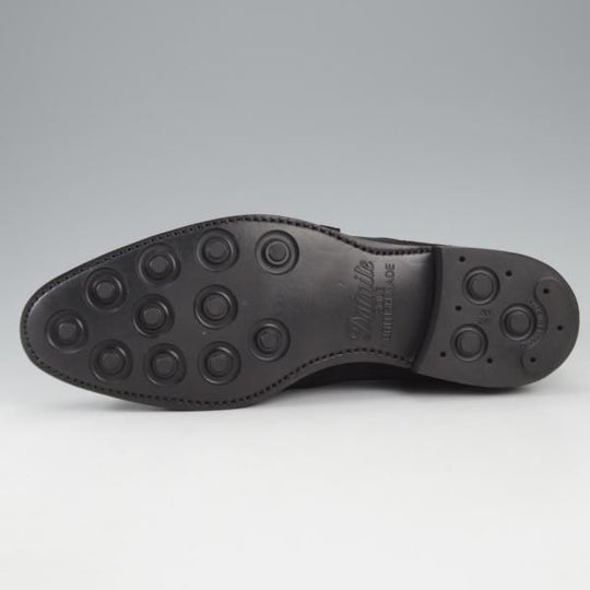 ほぼ未使用★Oriental/オリエンタル SIZE 5.5【モデル定価￥45,100-★ダイナイトソール仕様/JOSEPH】モンクストラップ/スエード/黒★k858