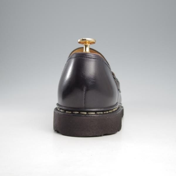 極美品★パラブーツ SIZE 8【定価￥94,600-★ランス/REIMS】コインローファー/リスレザー/NUIT/紺/メンズ/Paraboot★k860