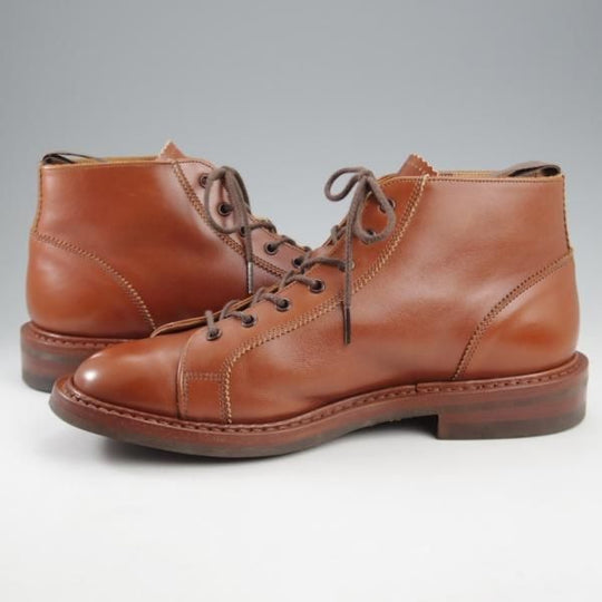 極上★トリッカーズ SIZE 8.5【定価￥132,000-★ダイナイトソール/モンキーブーツ】M6077/マロンアンティーク/茶/Tricker's★k861