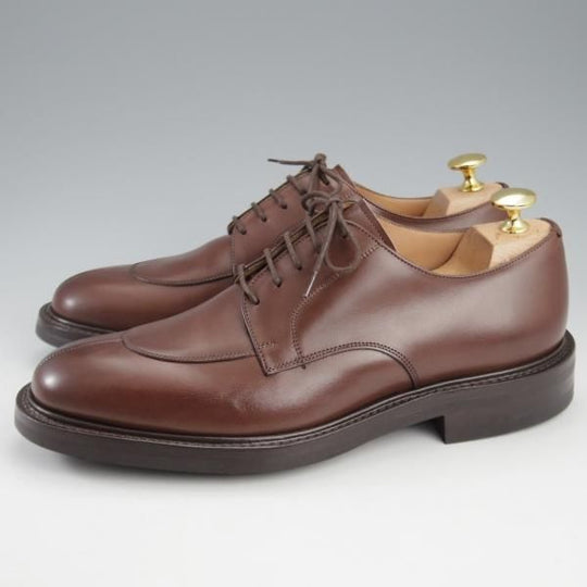 未使用★チャーチ 60F/UK6【貴重★100ラスト/ダイナイトソール仕様/CARNE】Uチップ/ネバダカーフ/濃茶/メンズ/Church's★k863