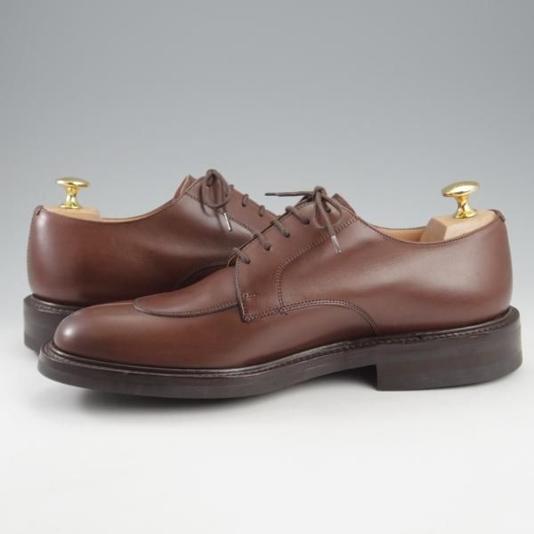 未使用★チャーチ 60F/UK6【貴重★100ラスト/ダイナイトソール仕様/CARNE】Uチップ/ネバダカーフ/濃茶/メンズ/Church's★k863