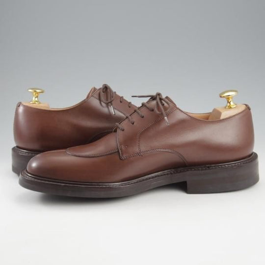 未使用★チャーチ 60F/UK6【貴重★100ラスト/ダイナイトソール仕様/CARNE】Uチップ/ネバダカーフ/濃茶/メンズ/Church's★k863