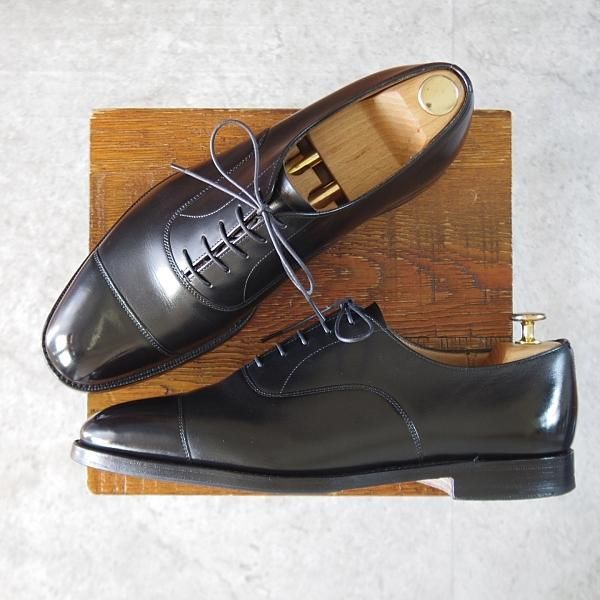 極上★チャーチ 85F/UK8.5【現行定価￥176,000-★コンサル/CONSUL】173ラスト/ストレートチップ/カーフ/黒/メンズ/Church's★k864