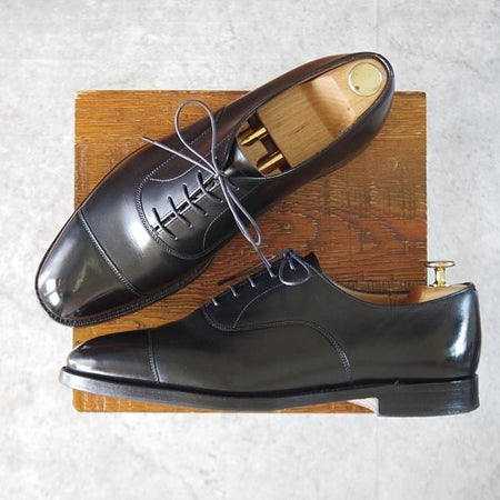 極上★チャーチ 85F/UK8.5【現行定価￥176,000-★コンサル/CONSUL】173ラスト/ストレートチップ/カーフ/黒/メンズ/Church's★k864