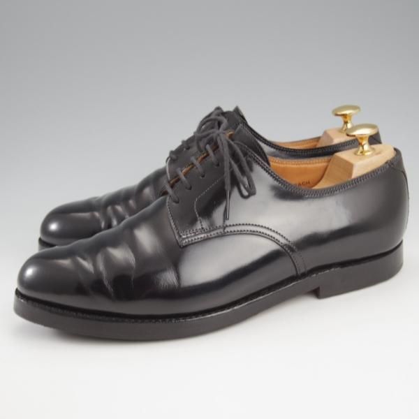 ★クロケット&ジョーンズ 6.5F【貴重★(東欧)ALT WIEN別注/プレーントゥ/BACH】343ラスト/キャバレリーカーフ/黒/Crockett&Jones★k865