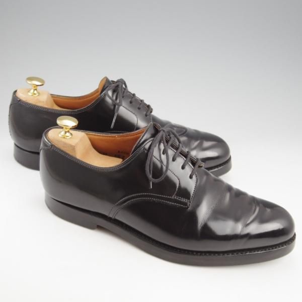 ★クロケット&ジョーンズ 6.5F【貴重★(東欧)ALT WIEN別注/プレーントゥ/BACH】343ラスト/キャバレリーカーフ/黒/Crockett&Jones★k865