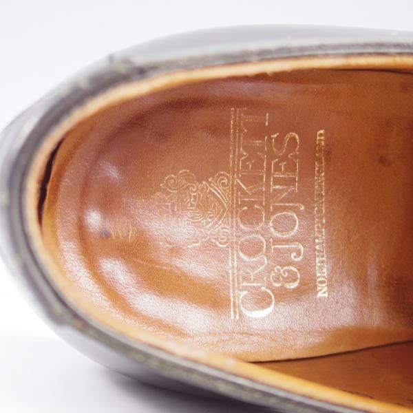 ★クロケット&ジョーンズ 6.5F【貴重★(東欧)ALT WIEN別注/プレーントゥ/BACH】343ラスト/キャバレリーカーフ/黒/Crockett&Jones★k865