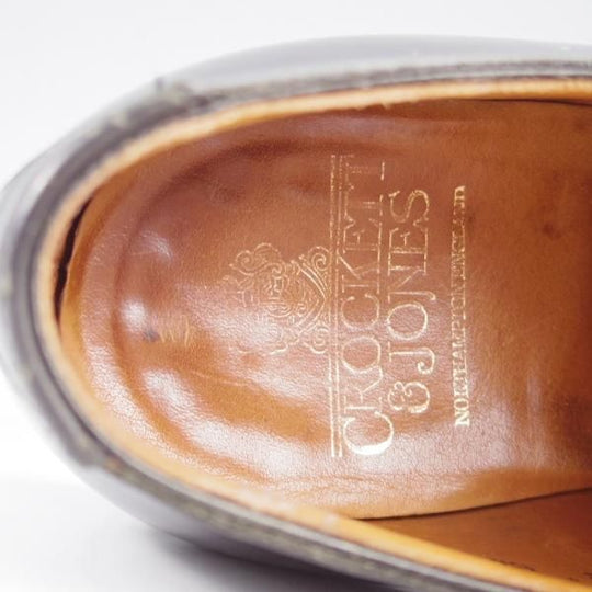 ★クロケット&ジョーンズ 6.5F【貴重★(東欧)ALT WIEN別注/プレーントゥ/BACH】343ラスト/キャバレリーカーフ/黒/Crockett&Jones★k865