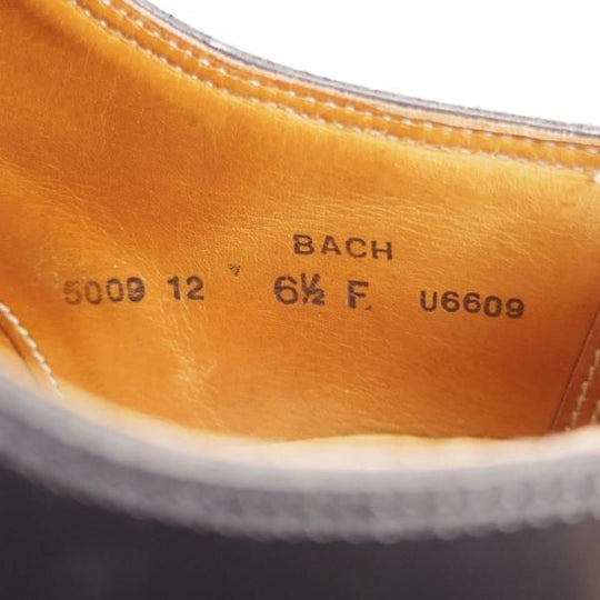 ★クロケット&ジョーンズ 6.5F【貴重★(東欧)ALT WIEN別注/プレーントゥ/BACH】343ラスト/キャバレリーカーフ/黒/Crockett&Jones★k865